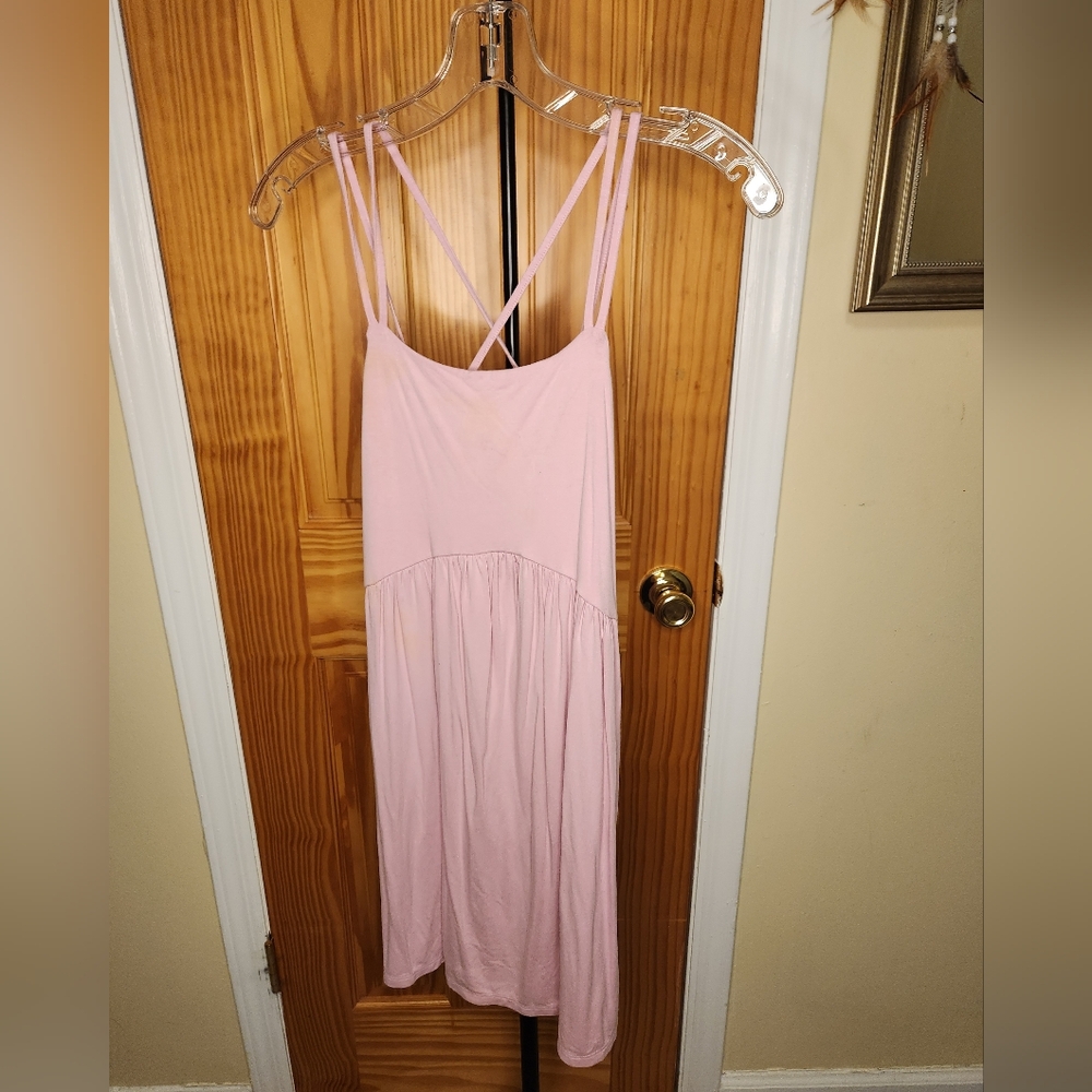 Pink Strappy Dress
